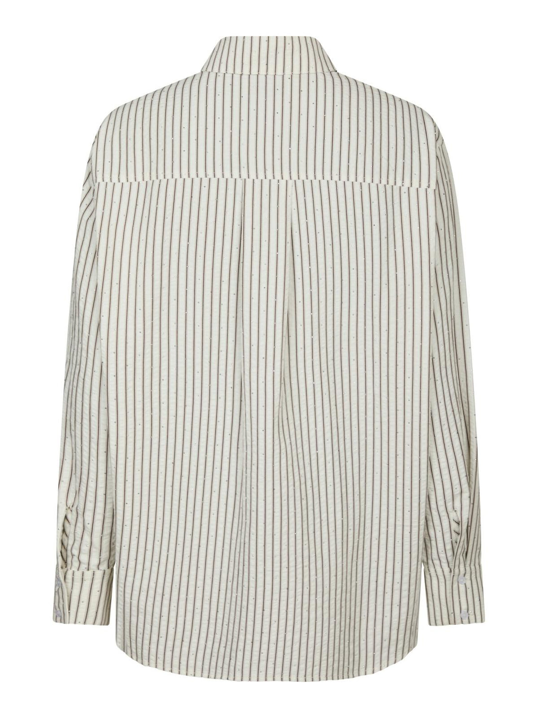 NEO NOIR Dalma Crepe Stone Shirt Brown