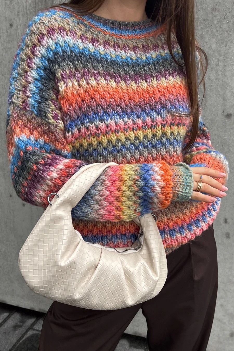 Noella Gio Knit Sweater Multi Mix