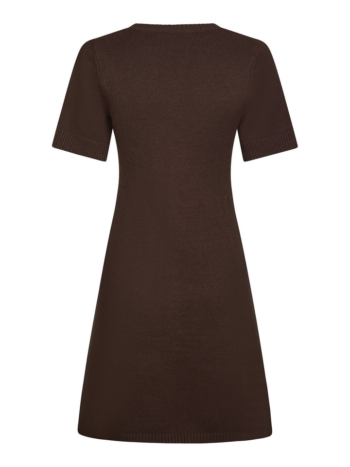 NEO NOIR Elise Knit Dress Brown