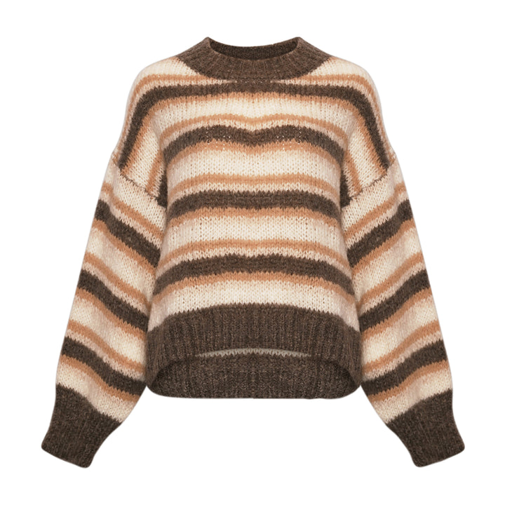 NOELLA Keeva Knit Brown Stripe