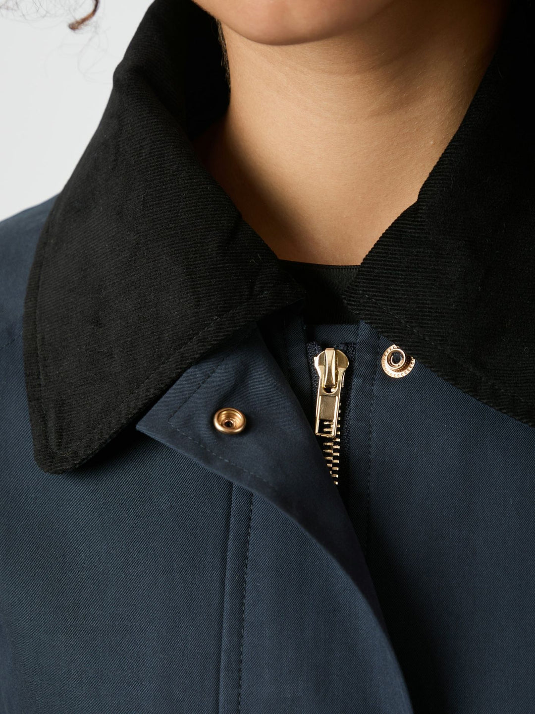 NEO NOIR Anastacia Cord Jacket Navy