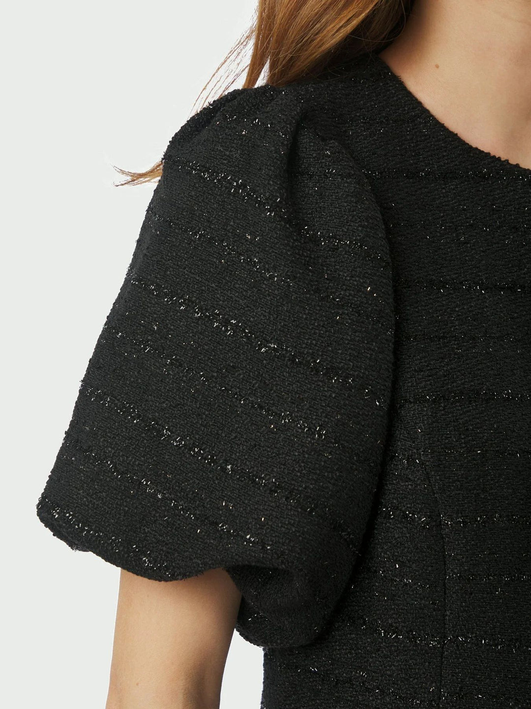 NEO NOIR Anela Boucle Blouse Black