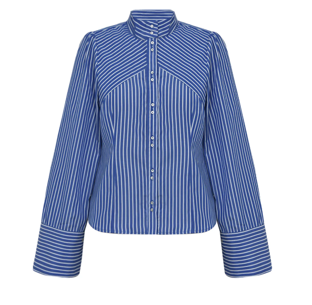 GOSSIA MicallaGO Shirt Blue-White stripes