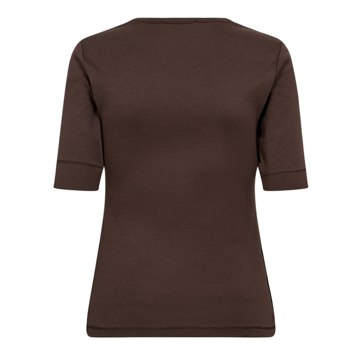 CO´COUTURE GrannyCC Embroidery SS Tee Mocca