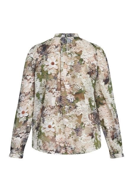 Sisters Point Elza-Ls Flower Khaki