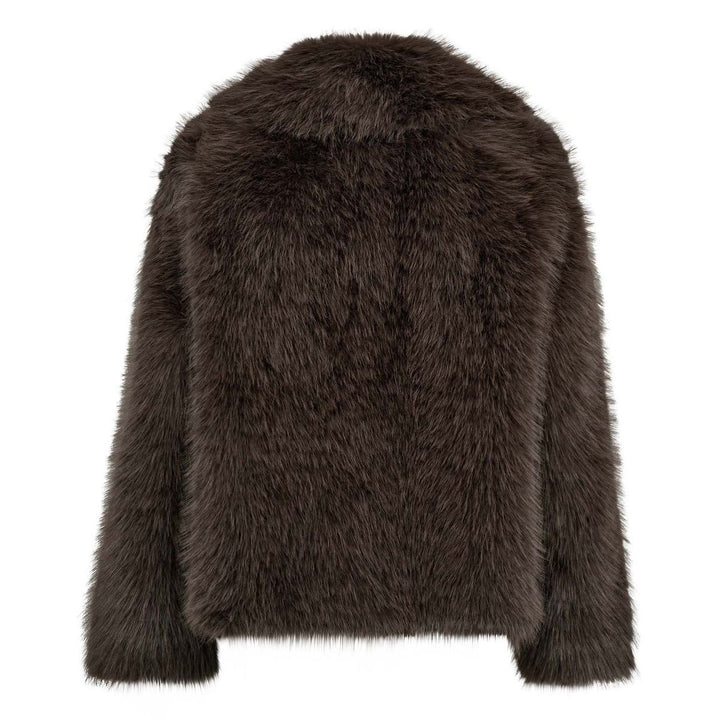 CO´COUTURE KitaCC Furry Jacket Walnut