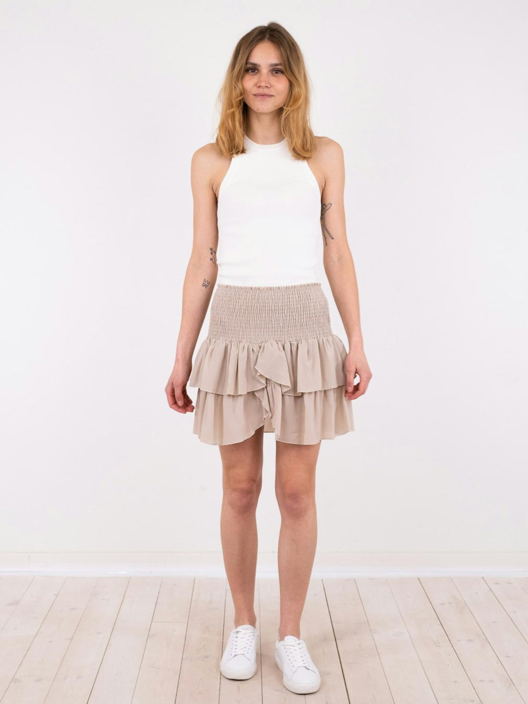 NEO NOIR Carin R Skirt Sand