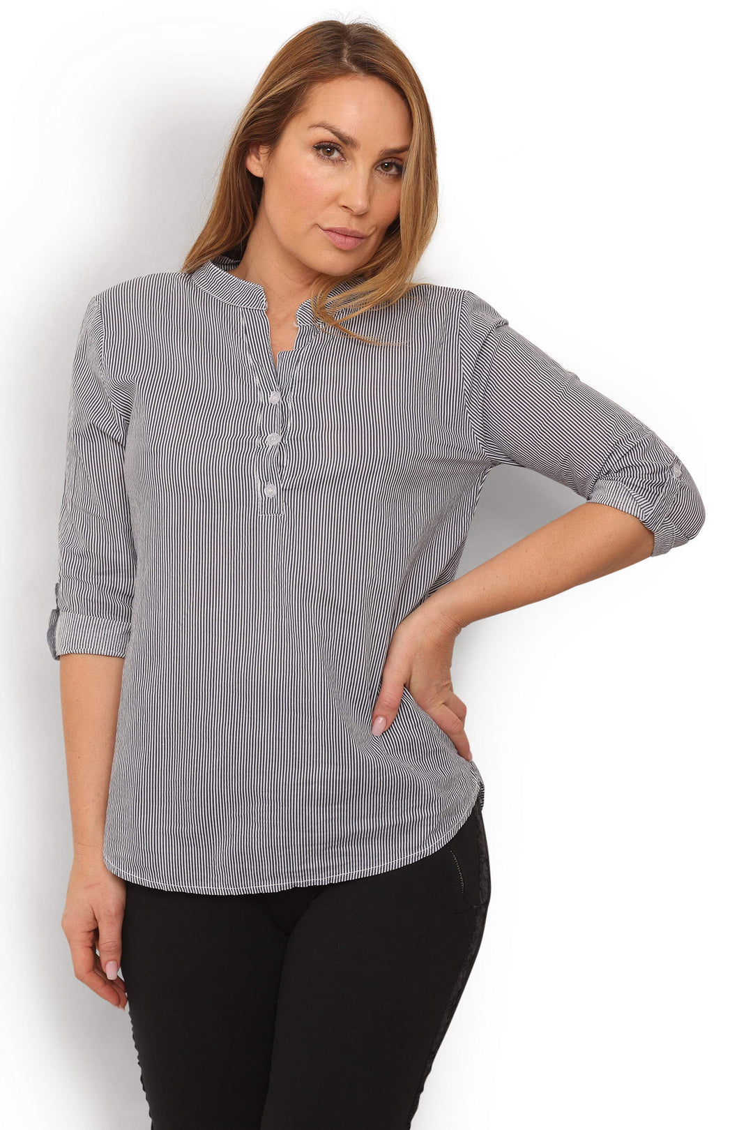 COPENHAGEN LUXE Shirt 1149 Navy Stripes