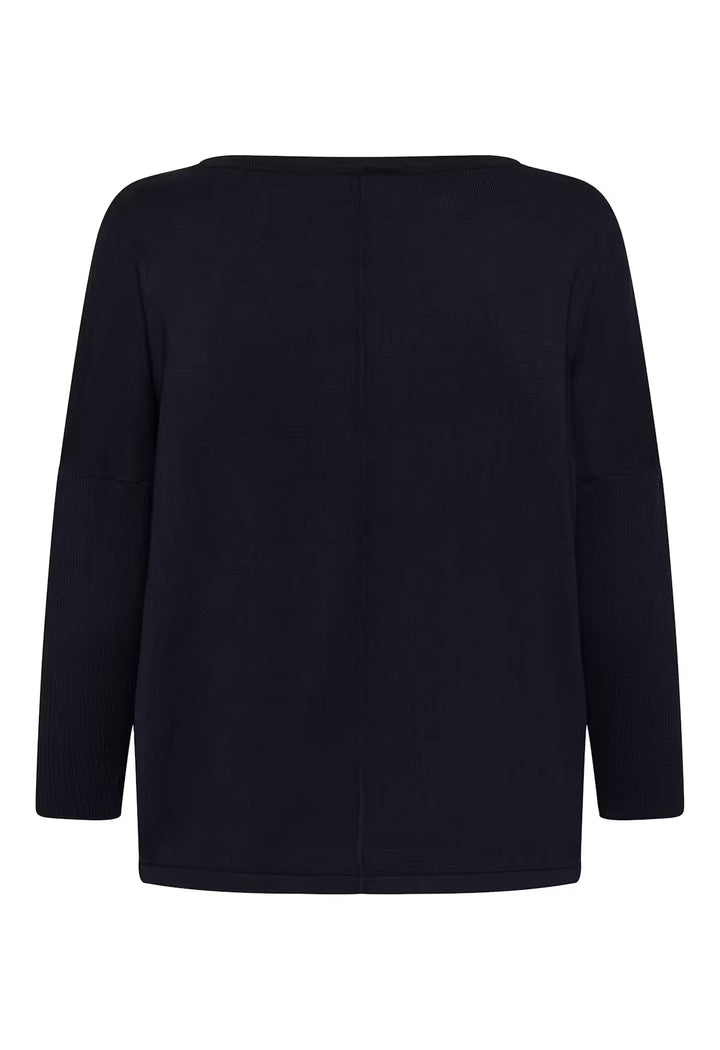 SAINT TROPEZ A2561 MilaSZ R-Neck Pullover Night Sky