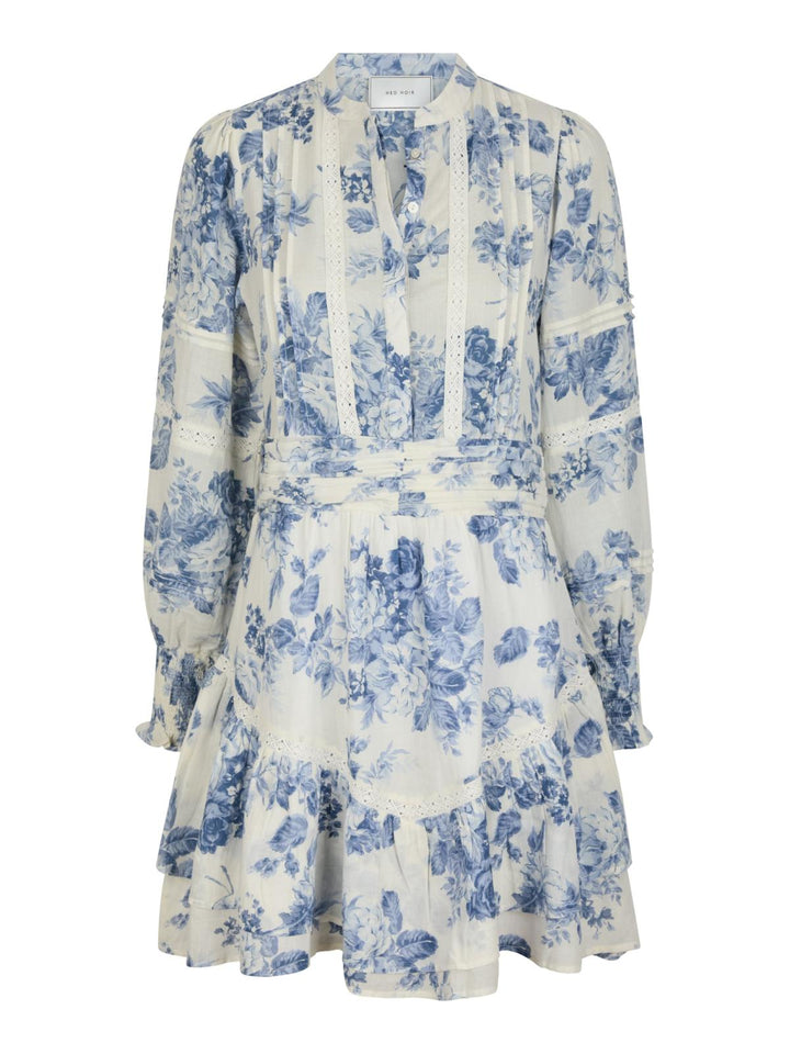 NEO NOIR Roberta Flower Flow Dress Light Blue