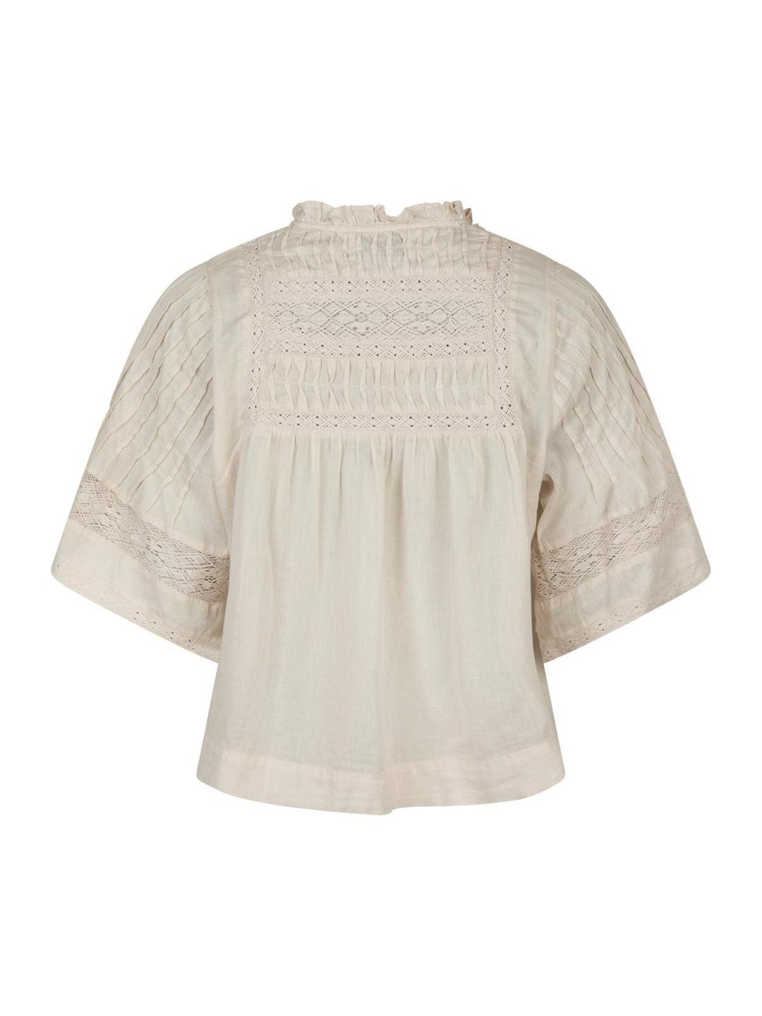 NEO NOIR Siama S Voile Blouse Ivory