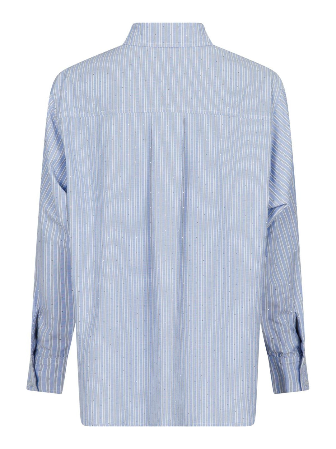 NEO NOIR Dalma Stripe Stone Shirt Blue