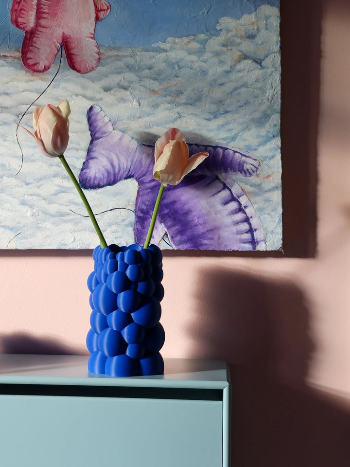 DAZZLE & DAWN Bubble Vase M. Dazzling Blue
