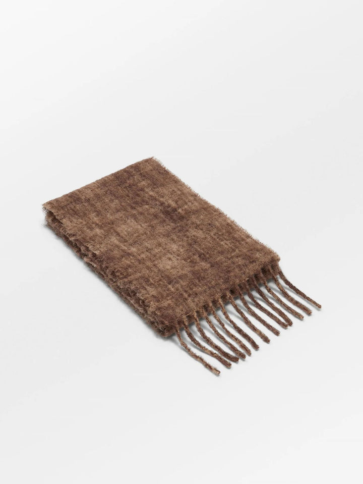 BECKSÖNDERGAARD Spacia Scarf Rain Drum Brown