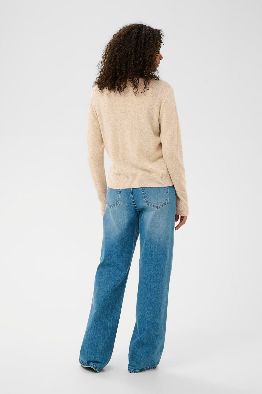 KAFFE KAcashie Pullover Feather Gray Melange