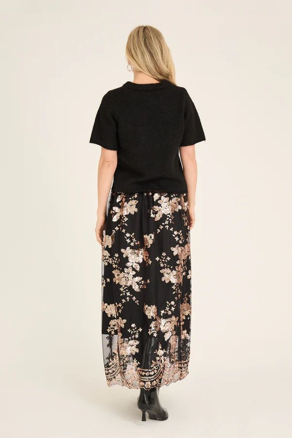 A-VIEW Estelle Skirt Rose Gold