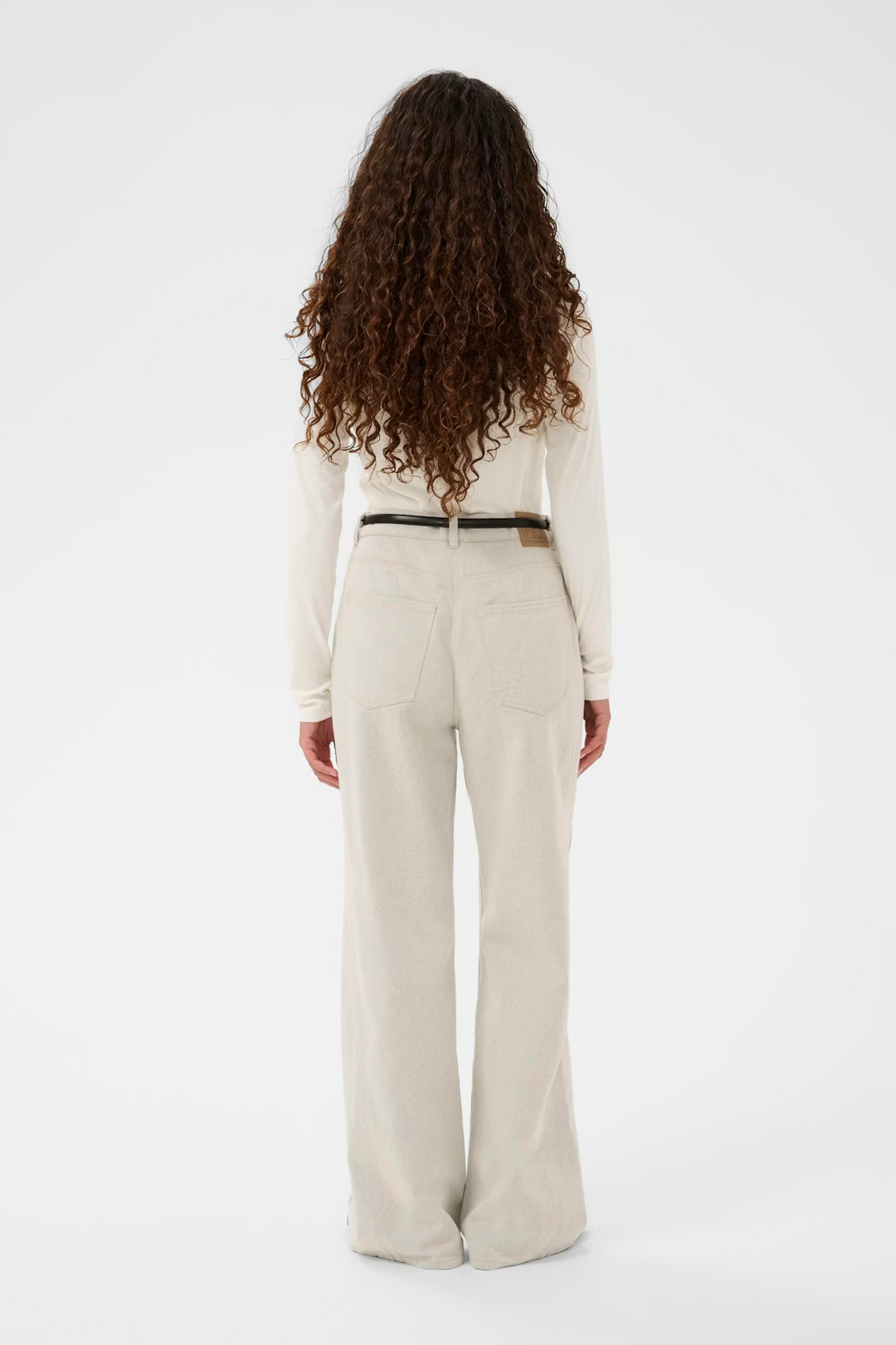 SOAKED IN LUXURY SLNaida V-neck Tee Broken White