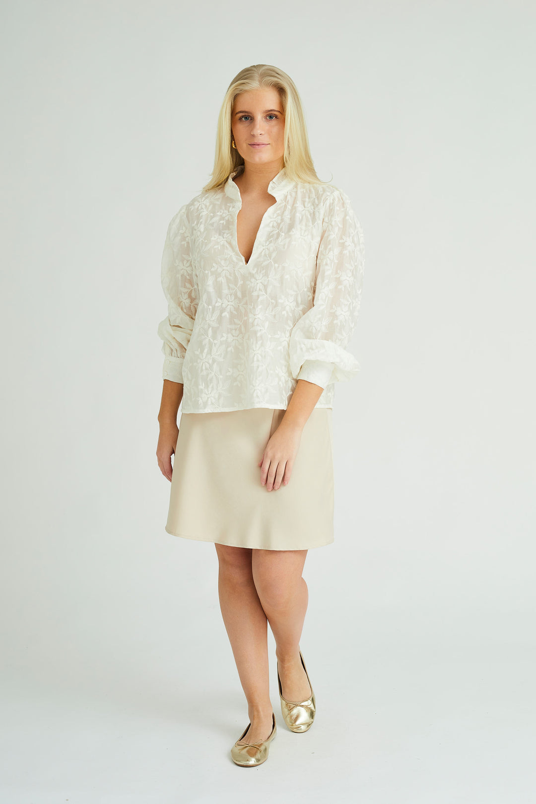 A-VIEW Linda blouse Off White