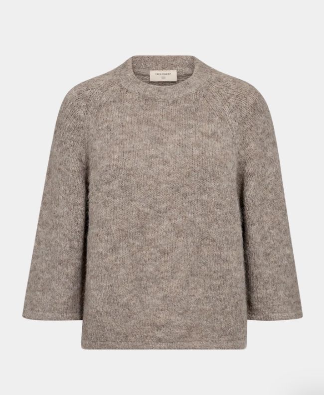 FREE/QUENT FQGrslulu-Pullover Desert Taupe Melange