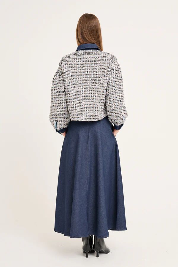 A-VIEW Coco Jacket White/Blue