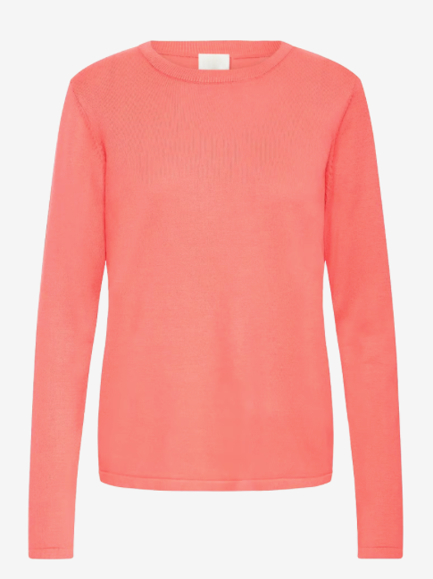 ICHI IHLULS O-NECK LS TEABERRY