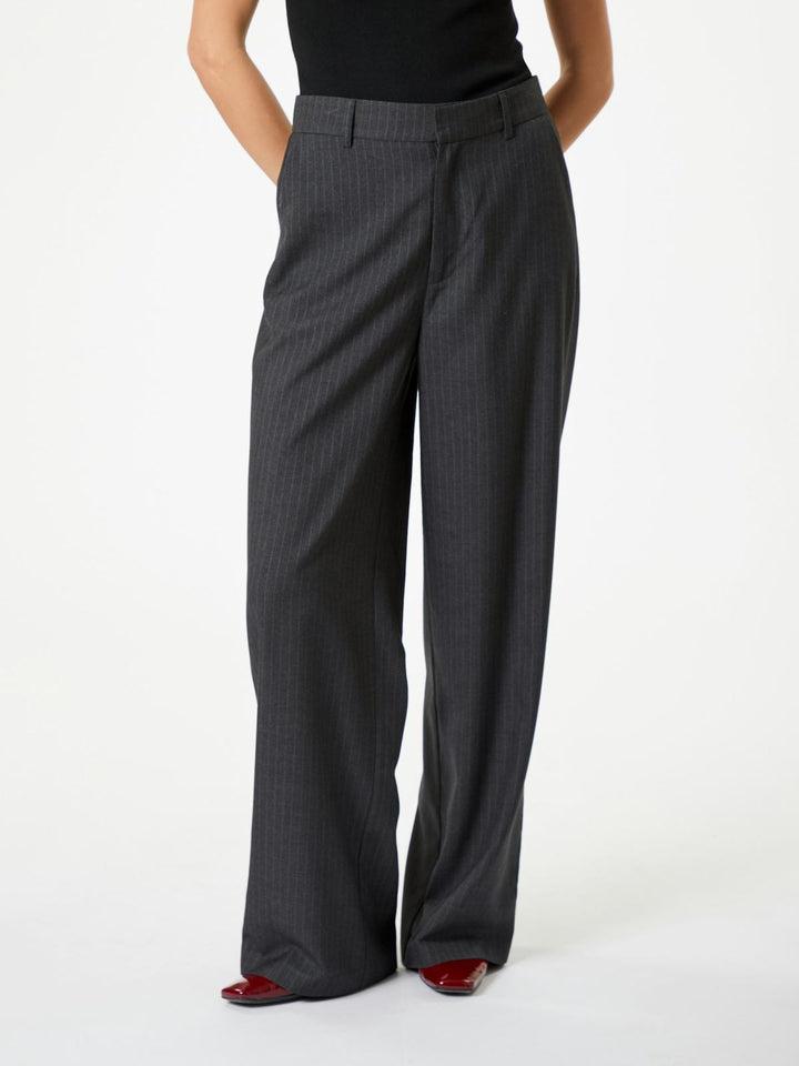 NEO NOIR Emmett Pinstripe Pants Antracit