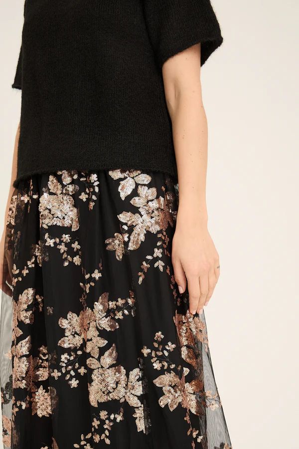 A-VIEW Estelle Skirt Rose Gold