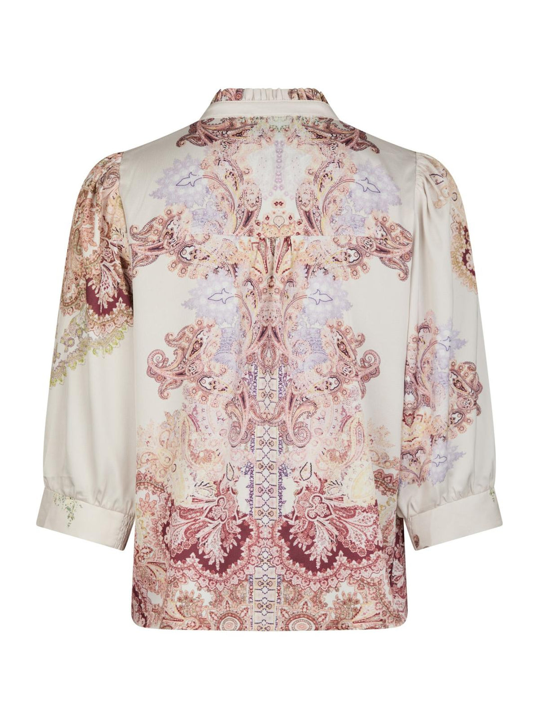 NEO NOIR Roselle Artist Paisley Blouse Ivory