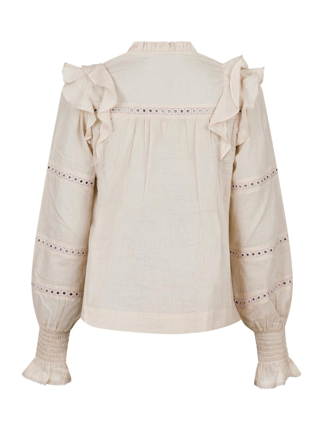 NEO NOIR Aurika S Voile Blouse Sand