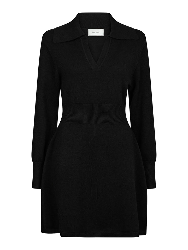 NEO NOIR Melia Knit Dress Black