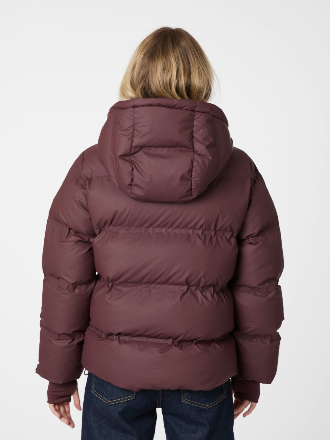 NEO NOIR Fox C Puffer Jacket Bordeux