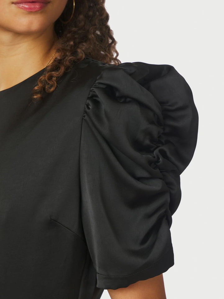 NEO NOIR Benua Heavy Sateen Blouse Black