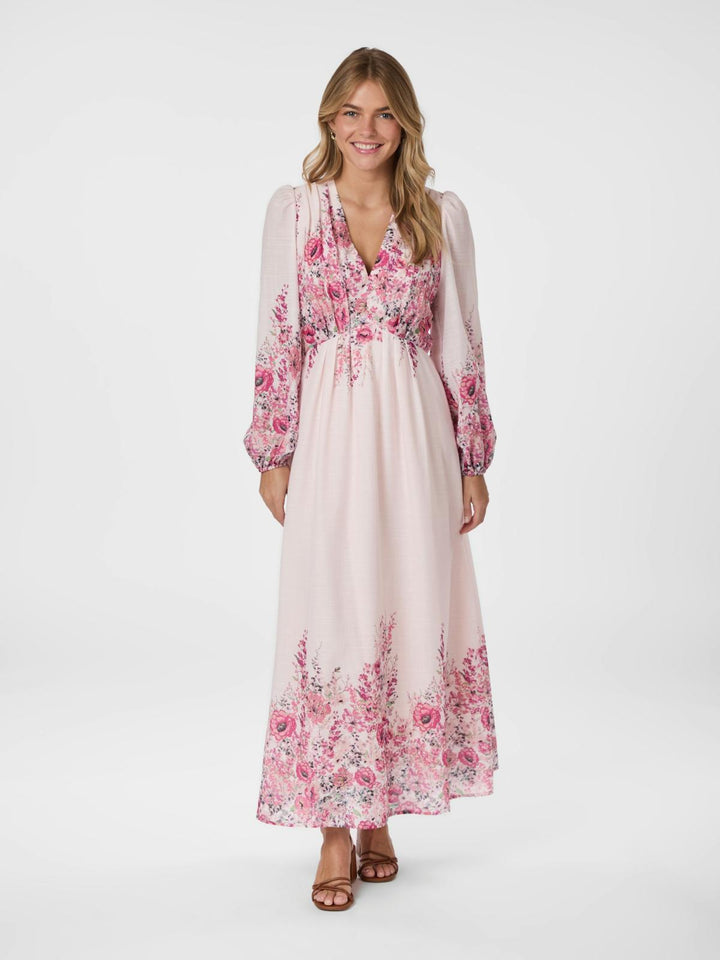 NEO NOIR Silfi Flower Print Dress Rose