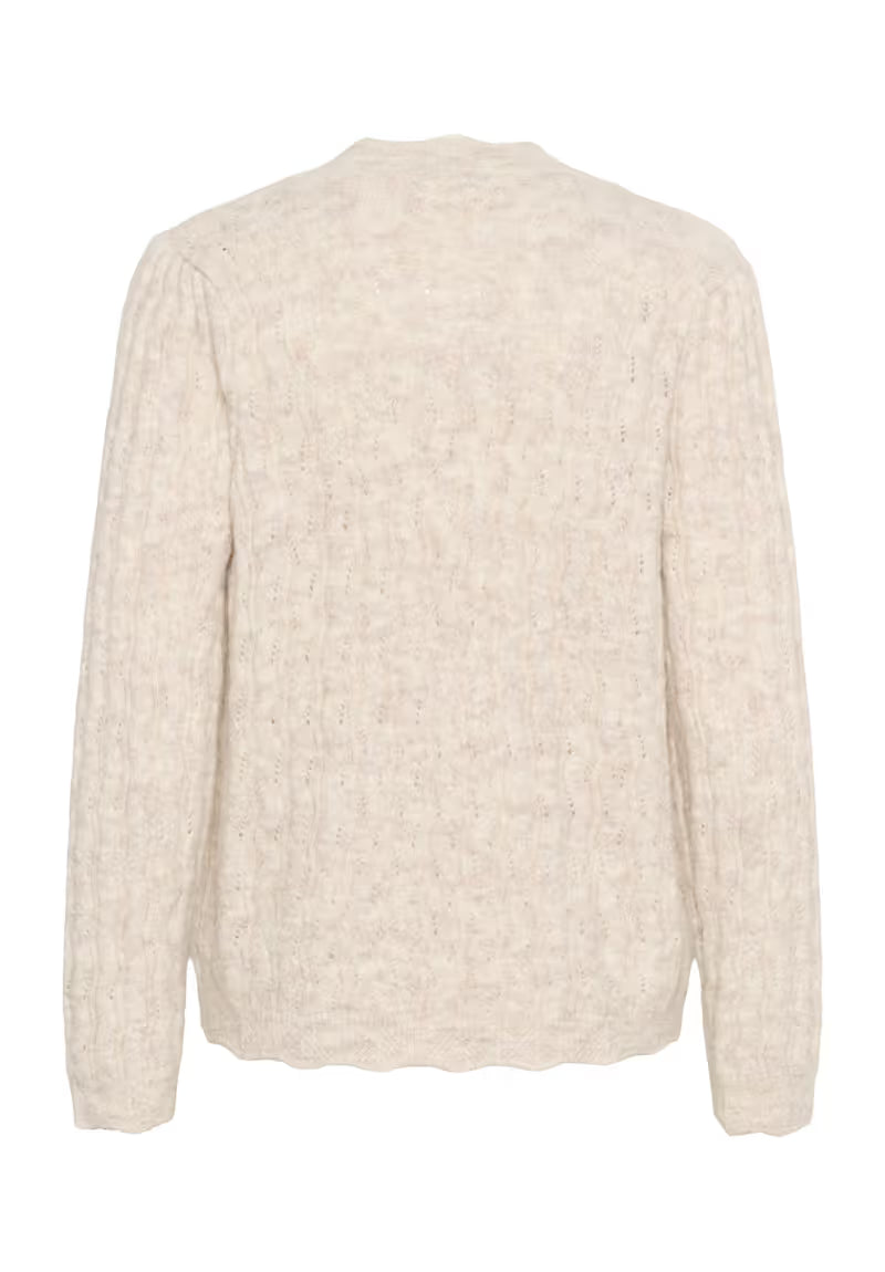 CREAM CRJunah Cardigan Oat Melange