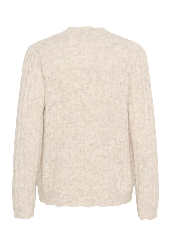 CREAM CRJunah Cardigan Oat Melange