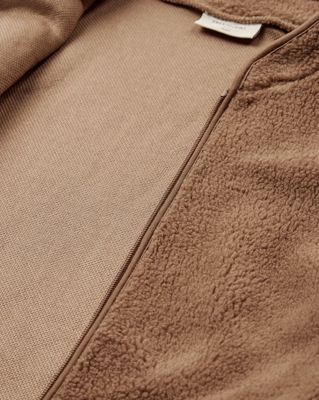 FREEQUENT FQTeddy-Jacket Brown