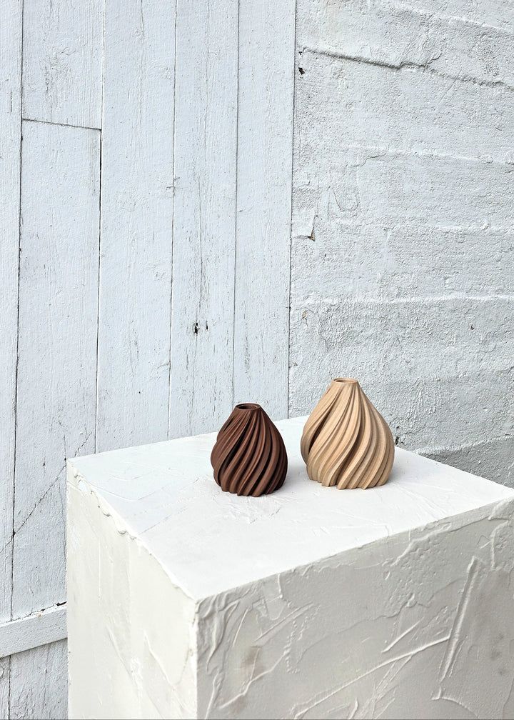 DAZZLE & DAWN Wave LED-Lysestake Wood Light Oak