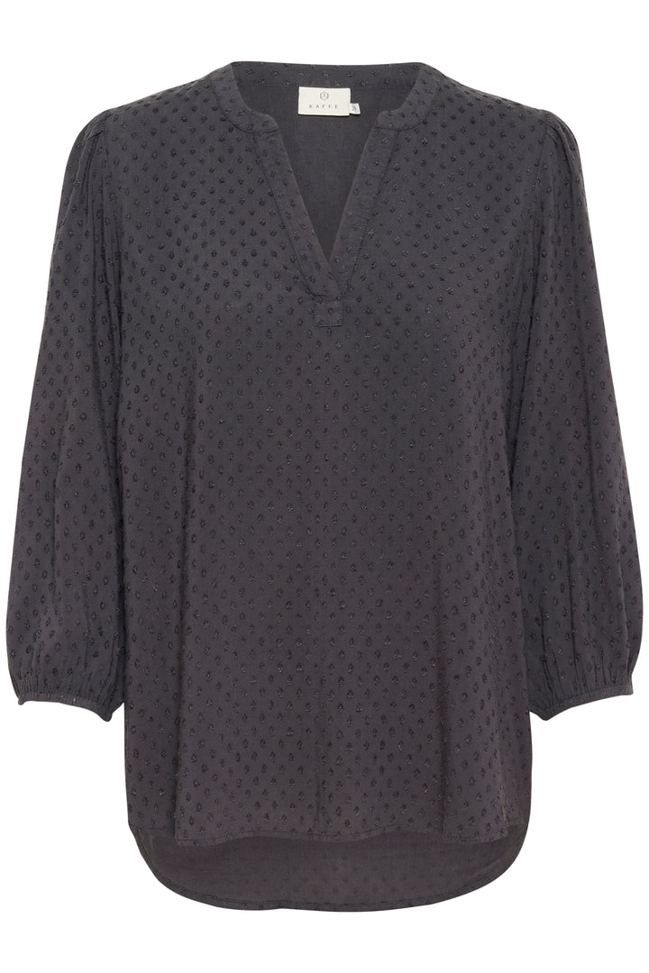 KAFFE KAanny Blouse Black Oyster