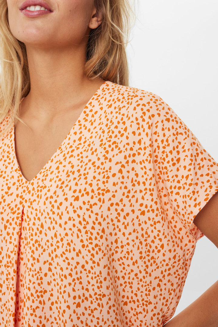 Nümph Nurikka Lydia Blouse Peach Melba