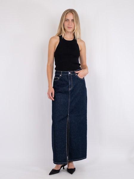 NEO NOIR Frankie D Skirt Dark Blue