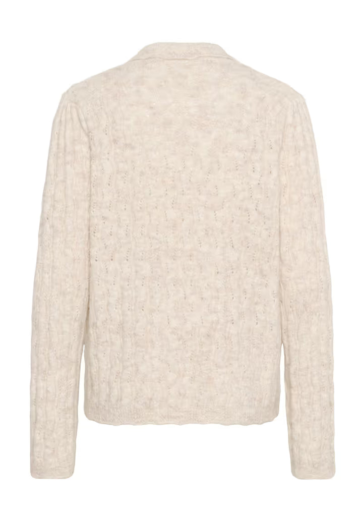 CREAM CRJunah Pullover Oat Melange