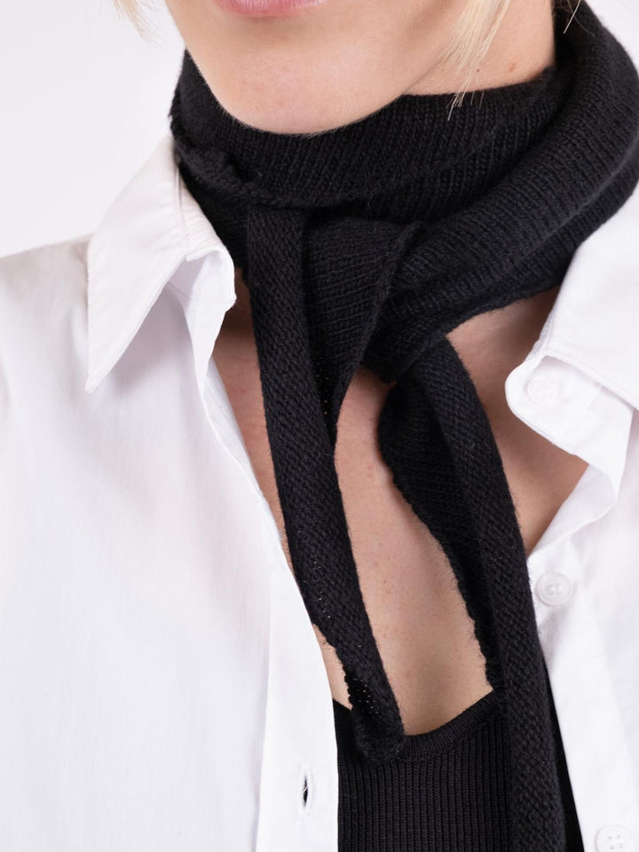 NEO NOIR Misty Knit Scarf Black