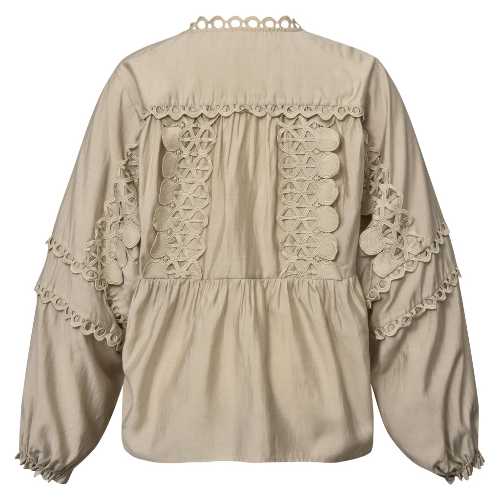 GOSSIA KaiaGO Lace Blouse Sand