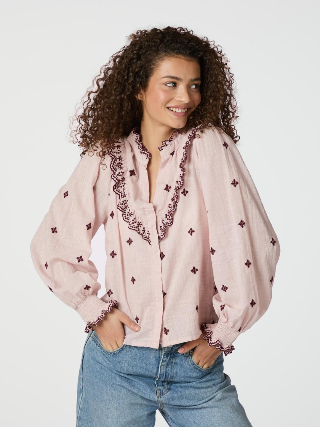 NEO NOIR Degas Blouse Dusty Rose