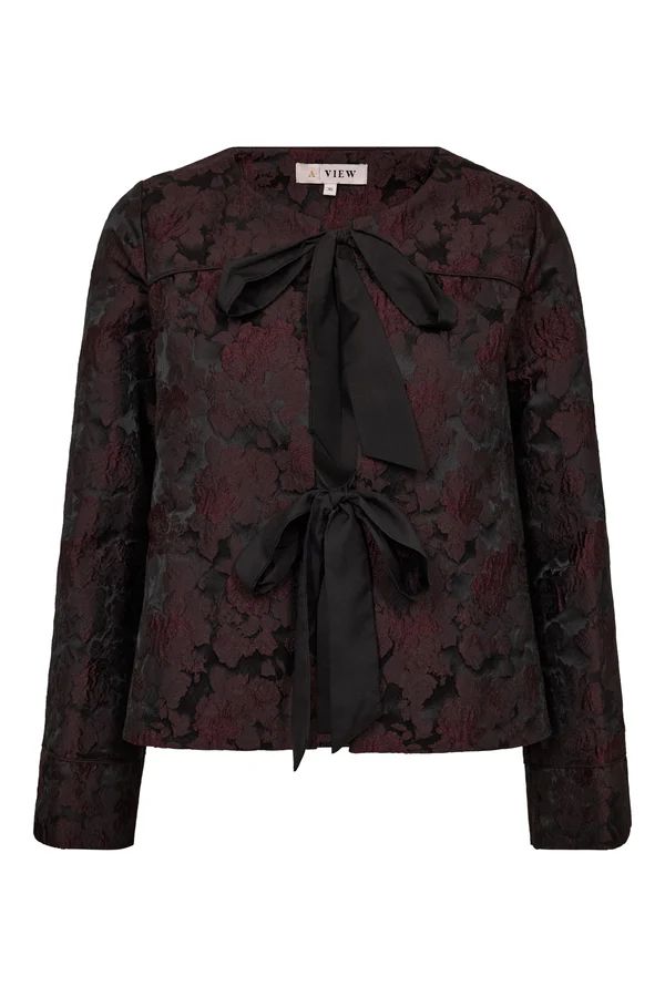 A -VIEW Aria Jacket Burgundy