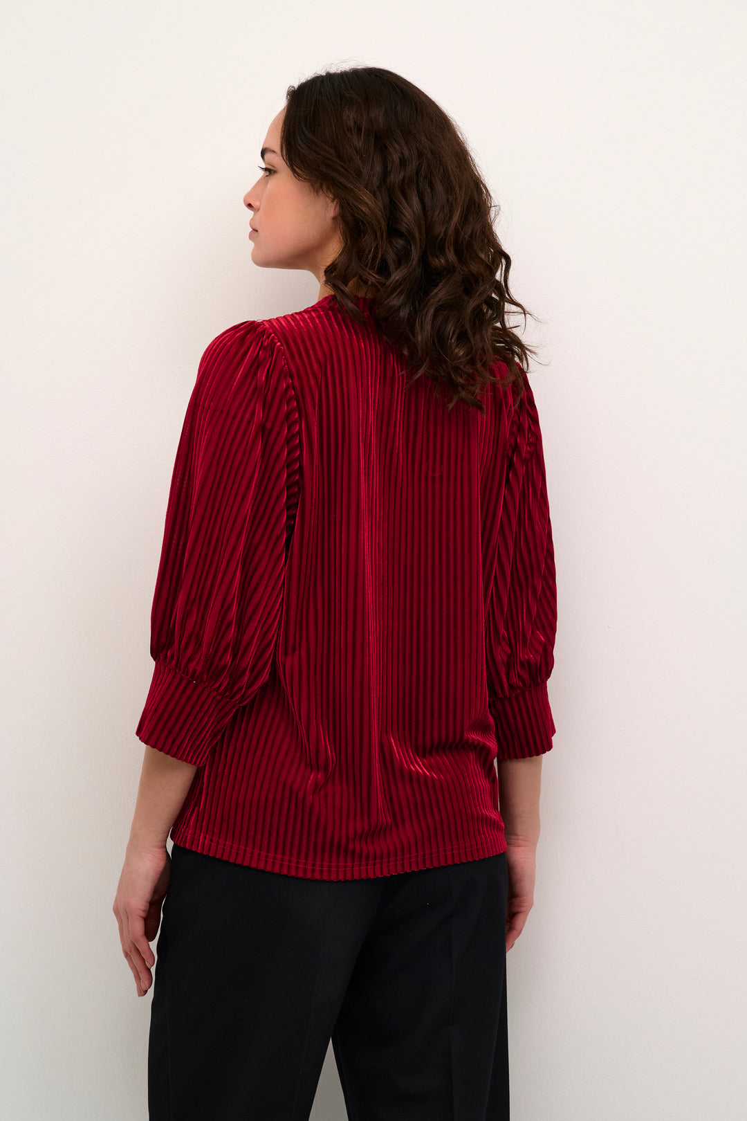 KAFFE KAcaca Blouse Haute Red CC.