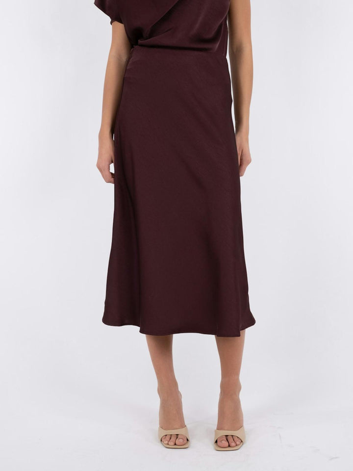 NEO NOIR Bovary Skirt Burgundy