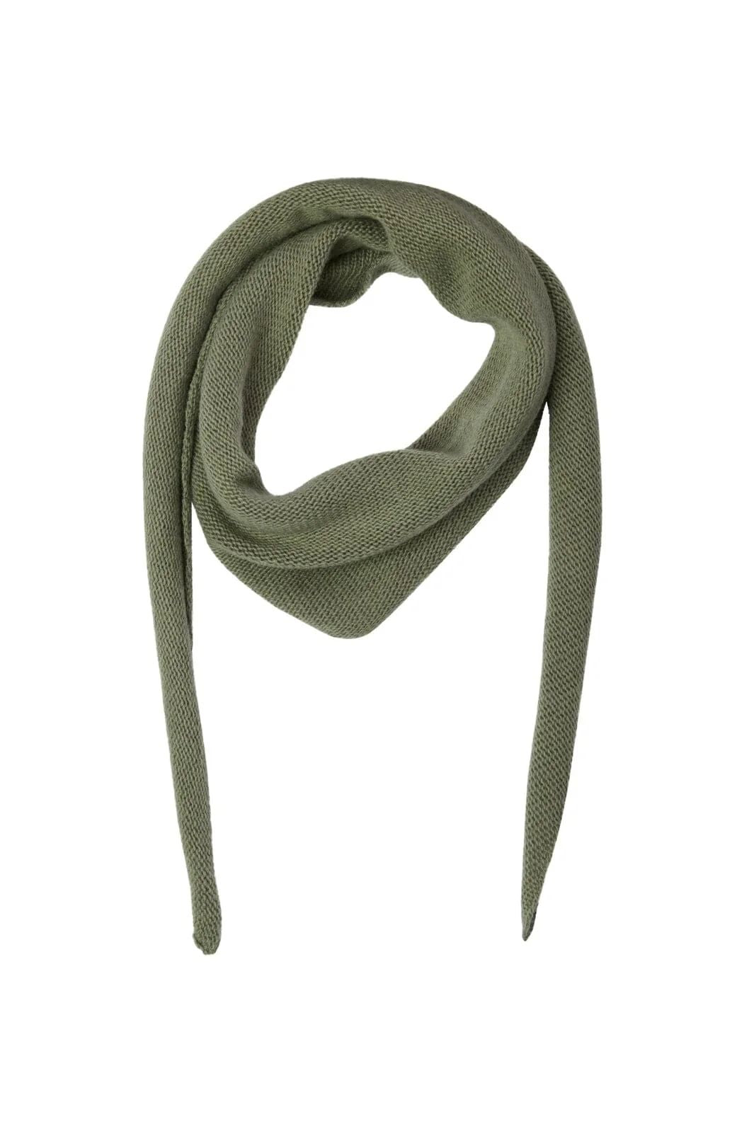 NEO NOIR Misty Knit Scarf Smoke Green