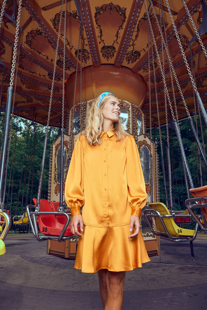 A-VIEW Ramia Midi Dress Orange