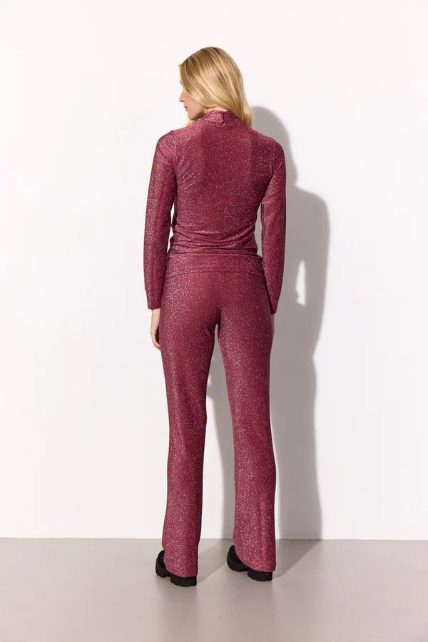 HUNKØN CATTIA TROUSERS BORDEAUX